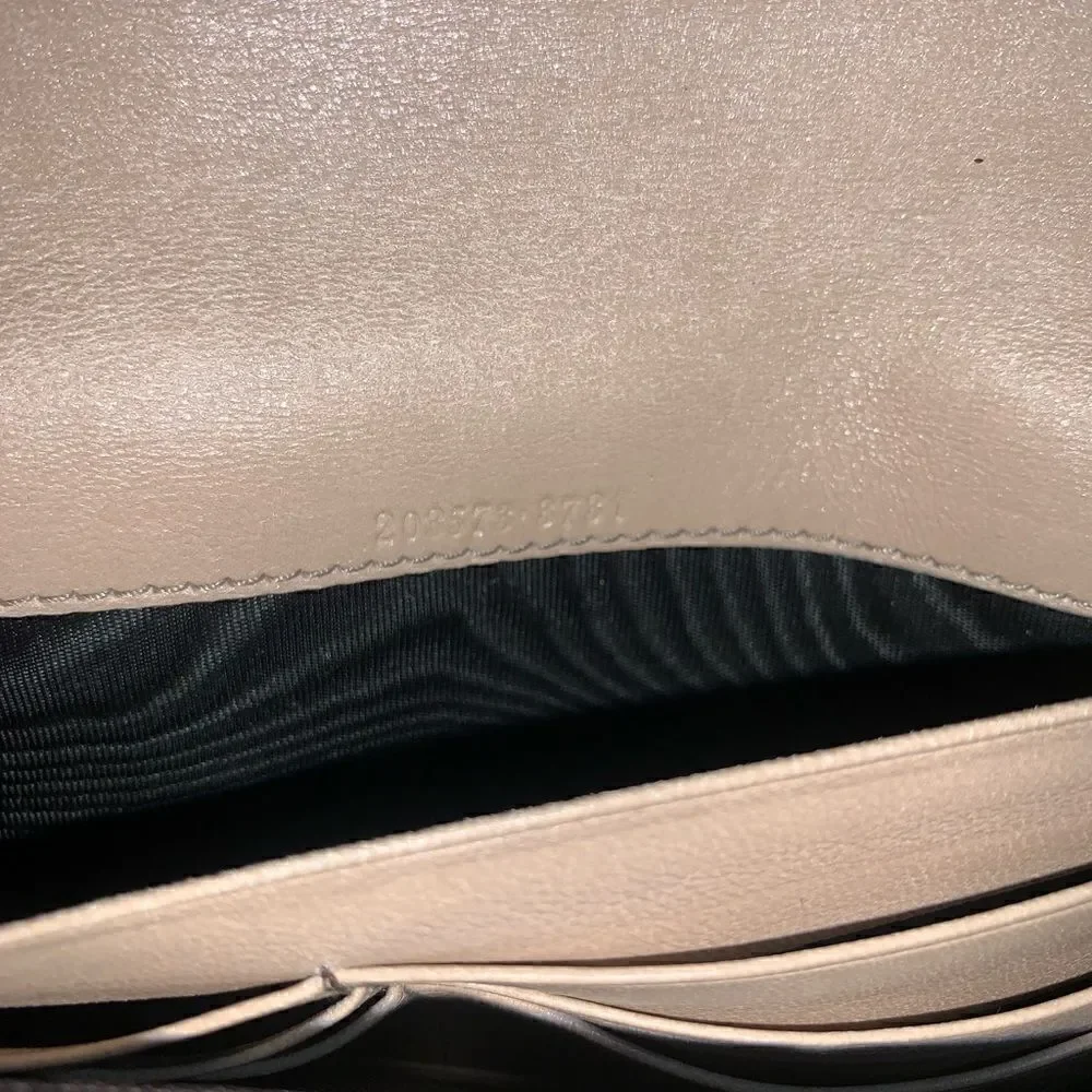 Authentic GUCCI Guccissima Long Clutch  Wallet Beige - Picture 12 of 14